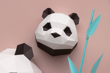 Baby Panda paper Kit DIY