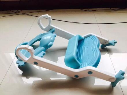 Baby Peuter Potty Toilet Trainer Veiligheid Zetel Stoel Stap Met Verstelbare Ladder Zuigeling Wc Training Antislip Folding seat Blauw