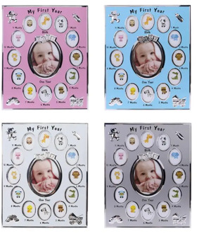 Baby Photo Frame My First Year Picture 12 Months Frame Kids Birthday Gift Home Decoration Family Ornaments