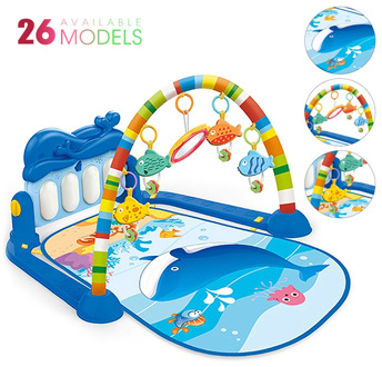 Baby Play Mat Kids Activity Gym Rug Puzzle Carpet With Piano Keyboard And Cute Animal Playmat Baby Crawling Mat Educational Toys