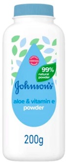 Baby Poeder Johnson's Baby Powder Aloe & Vitamin E 200 g