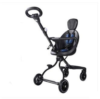 Baby Pop Artefact Opvouwbare Lichtgewicht Kinderwagen Bidirectionele Sliding Baby Artefact Bb Winkelwagen Opvouwbare Kinderwagen bule v3