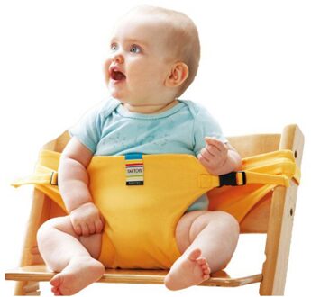 Baby Portable Dinning Chair Safety Belt Seat Kids Baby Lunch Chair Seat Feeding High Chair Harness Baby Chair Seat oranje
