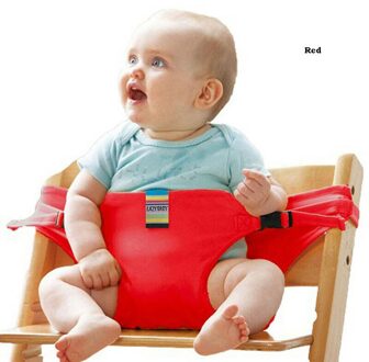 Baby Portable High Chair Booster Veiligheid Seat Strap Harness Dineren Zetel Soild Riem Beschermende Activiteit Gereedschappen rood