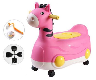 Baby Potje Wc kinderen Potje WC Kids Potje Stoel Training Meisjes Jongen Kind Wc Met Wielen Roze