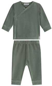 baby pyjama rib velour