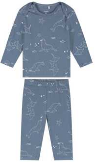baby pyjama zeehond rib