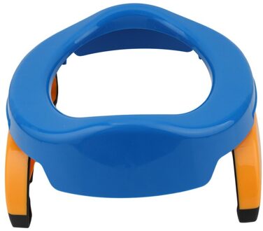Baby Reizen Potty Seat 2 In1 Draagbare Plastic Toilet Seat Kids Comfortabele Assistent Multifunctionele Milieuvriendelijke Kruk blauw