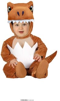 Baby Rex Dino Pakje Bruin - Kastanje