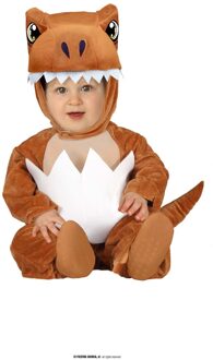 Baby Rex Dino Pakje Bruin - Kastanje