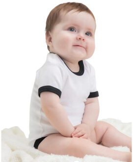 Baby ringer body Wit - 68