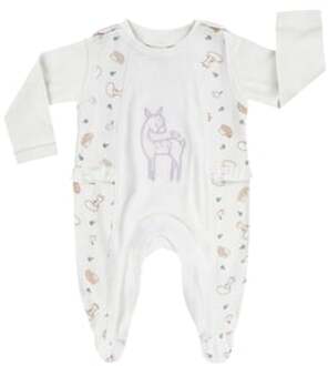 Baby romper set WOODLAND TALE off-- white Wit - 62