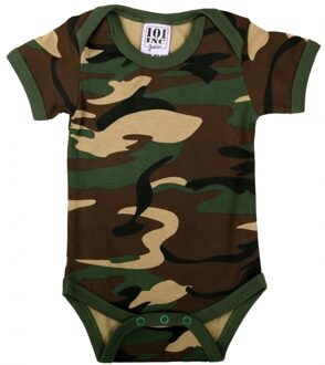 Baby rompertje camouflage 74-80 (6-12 mnd)