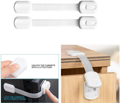 Baby Safety Cabinet Locks Child Proof Security Protector Drawer Cabinet Locks Adjustable Door Window Cupboard Kids Safety Lock