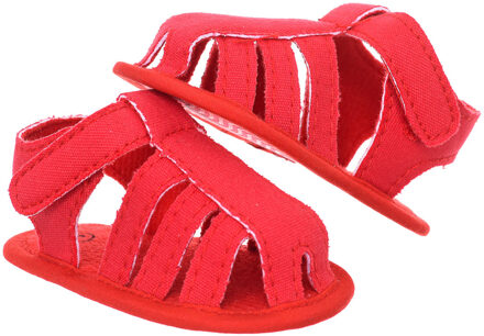 Baby sandalen met bandjes LPG25275 Rood