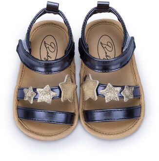 Baby Sandalen Zomer Ster Outdoor Schoenen Rubber Platte Comfortabele Antislip Zachte Zool Baby Meisje Schoenen Peuter babyschoenen BluePurple / 7-12 Months