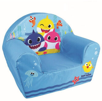 Baby shark fauteuil - stoel - voor peuters - 33 x 52 x 42 cm - kinderfauteuil - kinderstoel