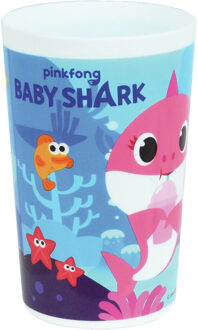 Baby shark Kunststof drinkbeker Baby Shark 220 ml - Kinderservies Multikleur