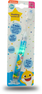 Baby shark Nickelodeon - Baby shark LED Kindertandenborstel - Blauw - 3+ Jaar