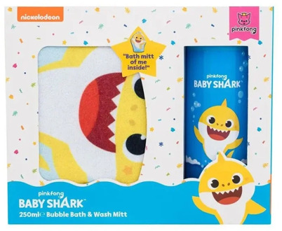 Baby shark Nickelodeon - Baby Shark - Washand en Badschuim Set - 3+ Jaar