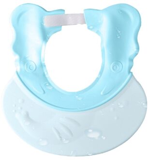 Baby Shower Cap Met Oor Bescherming Voor Baden Wassen Haar Zachte Hoed Verstelbare Waterdichte Shampoo Cap Voor Kinderen BB9029BL