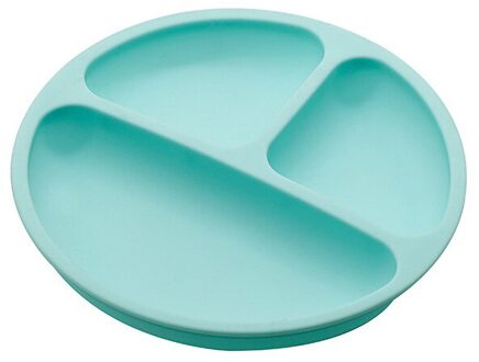 Baby Siliconen Eetkamer Plaat Solid Leuke Cartoon Kinderen Gerechten Zuig Waggel Training Servies Kinderen Voeden Kommen Bpa Gratis munt