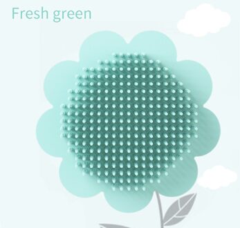 Baby Siliconen Shampoo Borstel En Kam Schoon Hoofd Zachte Borstel Douche Familie Bad Zorg Huishoudelijke Gereedschap 3 Kleuren Kind Gezondheid zorg groen