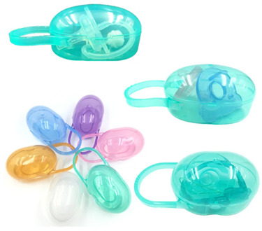 Baby Solid Pacifier Box Soother Container Holder Infant Storage Box Travel Storage Case Safe Holder Pacifier PP Dummy Box