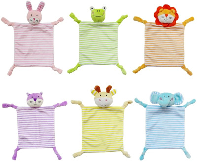 Baby Soother Appease Towel Toys Gifts Infants Comfort Sleeping Nursing Cuddling Blanket Soft Plush Animal Doll Teether