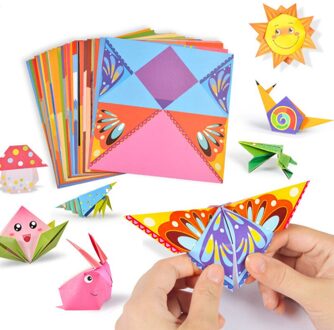 Baby Speelgoed 3D Kunsten En Ambachten 54 Pagina 'S Origami Cartoon Dier Boek Speelgoed Kids Diy Paper Art Baby Vroeg Leren onderwijs Speelgoed Lifestyle 54stk