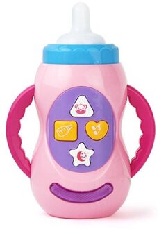Baby Speelgoed Kids Sound Melkfles Speelgoed Veilig Muziek Licht Melk Fles Musical Leren Educatief Speelgoed Voor Kinderen Feeding Tool