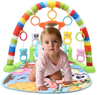 Baby Speelkleed Educatief Puzzel Tapijt Met Piano Toetsenbord Zuigeling Dier Playmat Baby Gym Kruipen Activiteit Mat Kinderen Tapijt Speelgoed WJ3450A