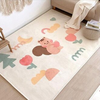 Baby Speelkleed Kruipen Tapijt Kinderen Vloerkleed Cartoon Eekhoorn Gedrukt Playmat U50F