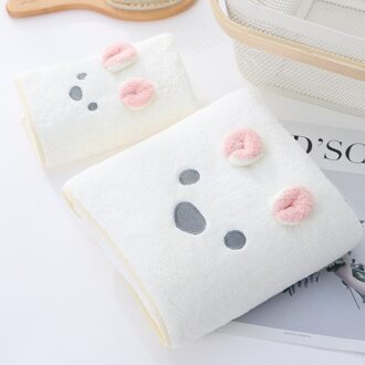 Baby Spullen Voor Pasgeborenen 2 Stuk Handdoek + Poncho Badhanddoek Baby Meisjes Handdoeken Deken Peuter Baby Jongens Strand Handdoek beer-beige