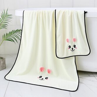 Baby Spullen Voor Pasgeborenen 2 Stuk Handdoek + Poncho Badhanddoek Baby Meisjes Handdoeken Deken Peuter Baby Jongens Strand Handdoek konijn-wit