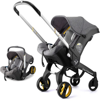 Baby Stroller 4 In 1 Travel Systems Stroller Baby Foldable Portable Jogging Stroller Newborn Baby Carriage