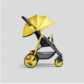 Baby stroller high landscape baby can sit reclining lightweight folding shock absorber four-wheeled push stroller