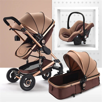 Baby Stroller High-Landscape bidirectional Baby buggy Pram Folding stroller baby car Carriage Baby pushchair 0-36 months