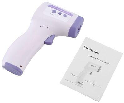 Baby Thermometer Infrarood Digitale Lcd Body Meting Voorhoofd Oor Non-contact Volwassen Lichaam Koorts Ir Kinderen Termometer wit