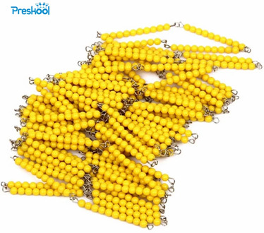 Baby Toy Montessori Golden Bead Chain 1000 Pcs Math Early Childhood Education Preschool Training Kids Toys Brinquedos Juguetes
