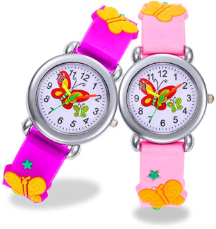 Baby Toys Gift Children Watch butterfly kids watches digital electronic toddler clock boys girls 1-9 years old child watch kid