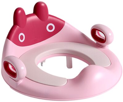 Baby Training Seat Voor Kids Jongens Meisjes Peuters Toiletbril Voor Baby Met Kussen Handvat En Rugleuning Wc Trainer roze