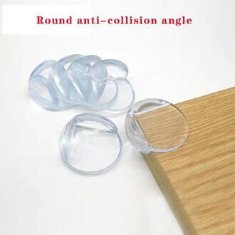 Baby Transparante Anti-Collision Bescherming Hoek Cover Edge Corner Guard Kind Beveiliging Veiligheid Tafel Hoek Protector 5 Stks/partij ronde