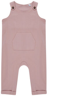 Baby tuinbroek van biologisch katoen Paars - 68