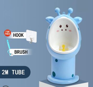 Baby Urinoir Babies Jongens Potty Toilet Training Dierlijke Vorm Kinderen Kinderen Stand Verticale Zuigelingsjongen Urinoir blauw