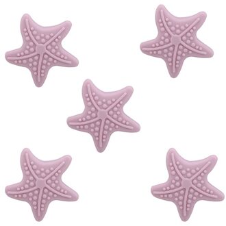 Baby Veiligheid Accessoires Creatieve Muur Verdikking Mute Leuke Zeester Vorm Siliconen Handvat Deurslot Bescherming Gadgets Roze