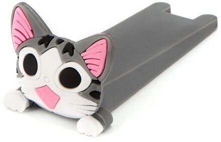 Baby Veiligheid Deur Home Stopper Deur Cartoon Beer Kat Deuropening Stop Siliconen Clip Veiligheid Deur Houder Clip Voor Baby Pet cartoon Speelgoed A Stopper