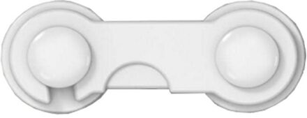 Baby Veiligheid Deur Slot Proof Kast Koelkast Kast Voorkomen Vastklemmen Ladeblokkering Bandjes Zuigeling Bescherming Proof Veiligheid Deur wit