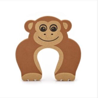 Baby Veiligheid Deurstopper Anti-Snuifje Vinger Deur Card Schattige Dieren Vingers Protectors Flexibele Case Klink lock aap