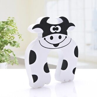 Baby Veiligheid Deurstopper Anti-Snuifje Vinger Deur Card Schattige Dieren Vingers Protectors Flexibele Case Klink lock koe